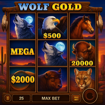 Olympia Casino - Wolf Gold Slot Game with Jackpots